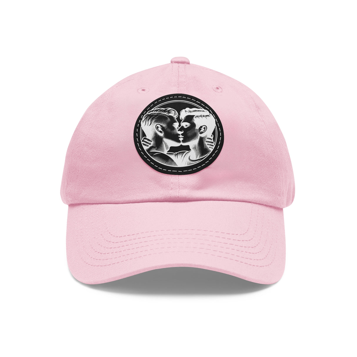 Close Enough to Breathe Dad Hat with Faux Leather Patch