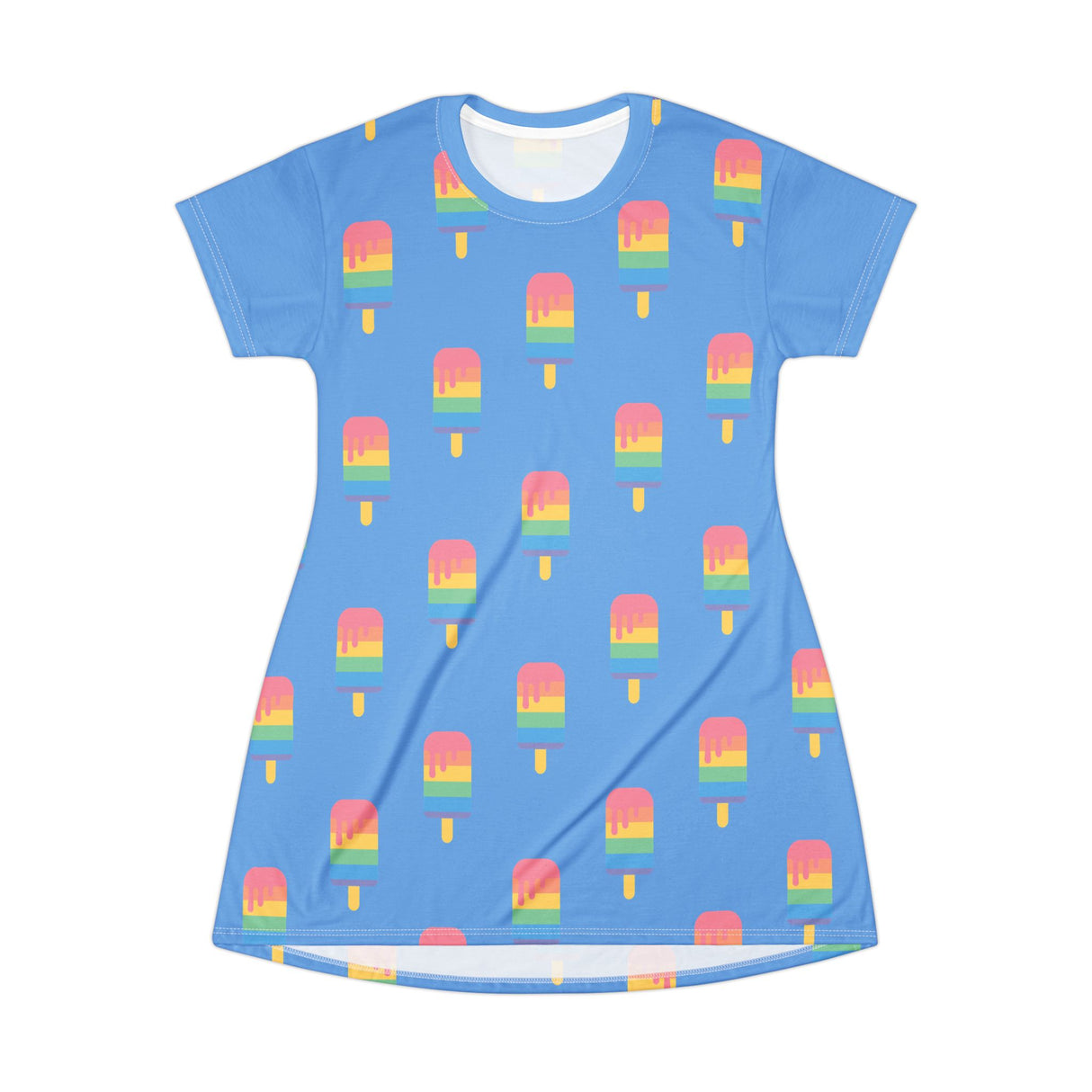 Melting Point T-Shirt Dress - Summer Vibes Fashion