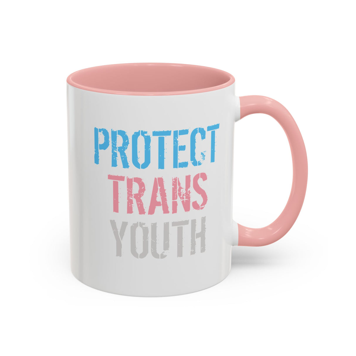 2025 Protect Trans Youth Accent Mug – Sip With Purpose