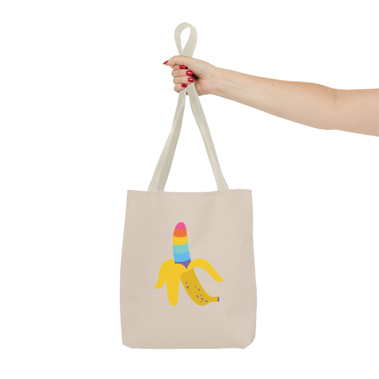 Banana Rainbow Icon Tote Bag