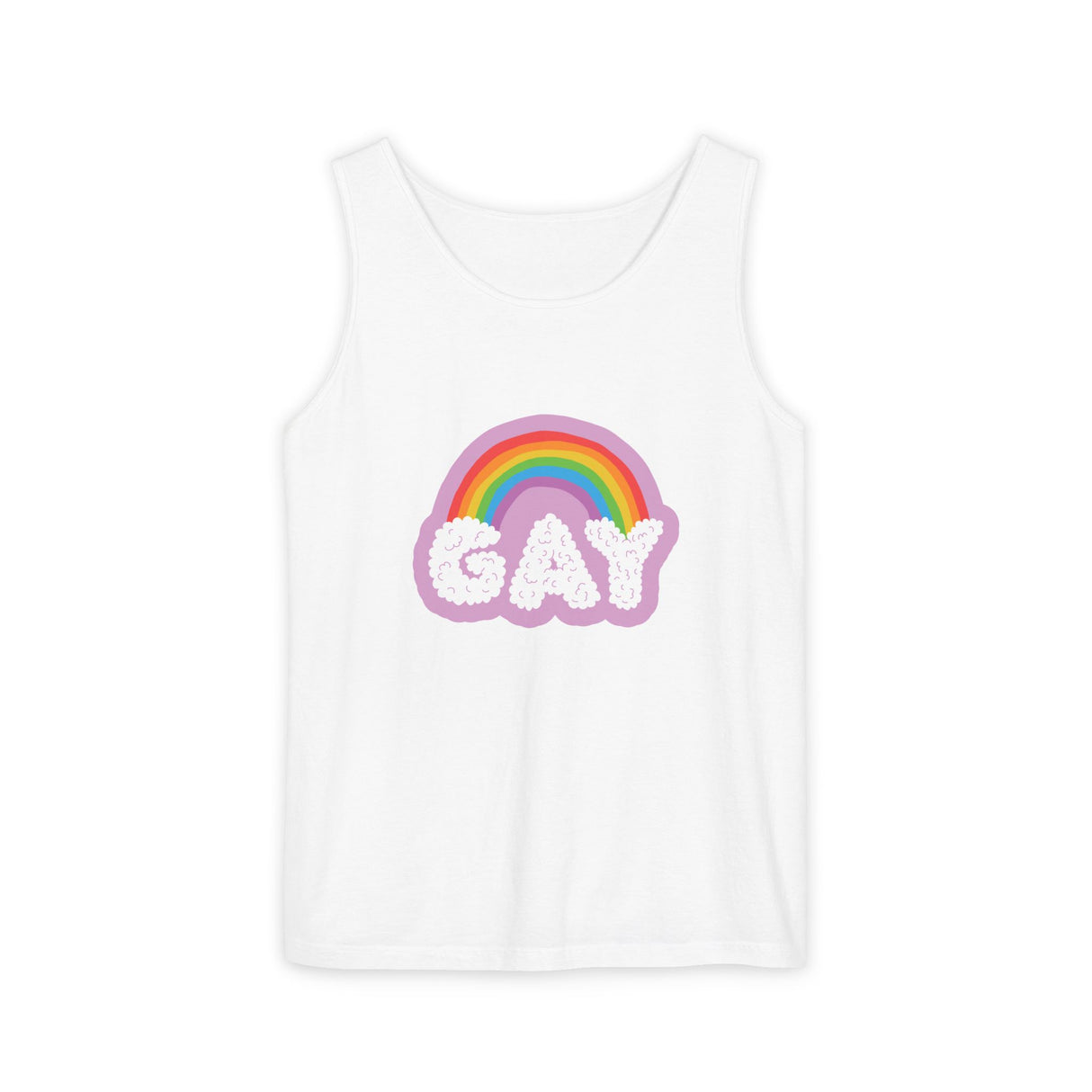 Gay Cloud Tank Top – Chill, Sunny, and Very Out