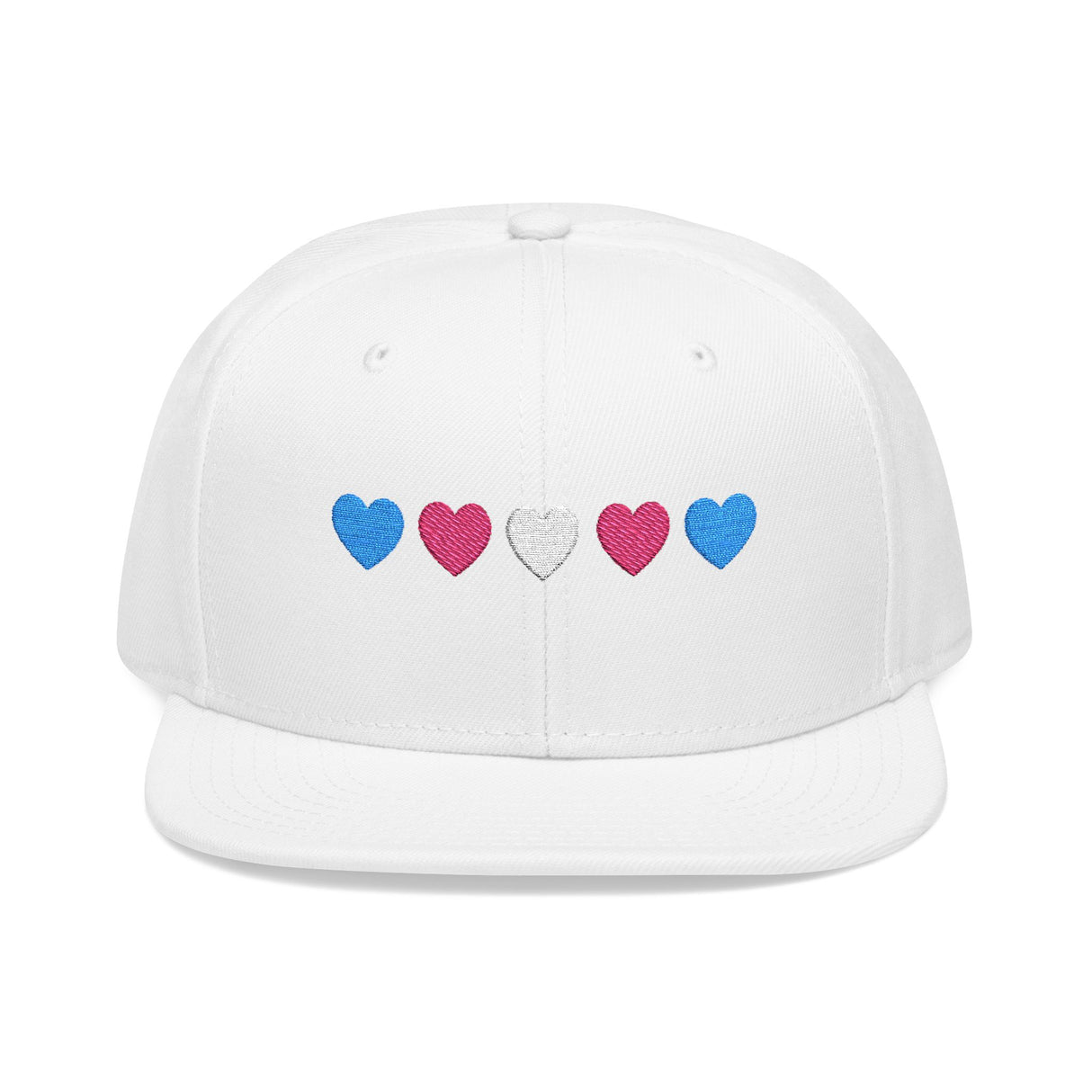 Trans Heart Snapback – Structured Fit, Unshakable Pride