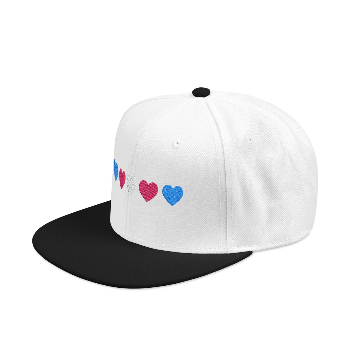 Trans Heart Snapback – Structured Fit, Unshakable Pride