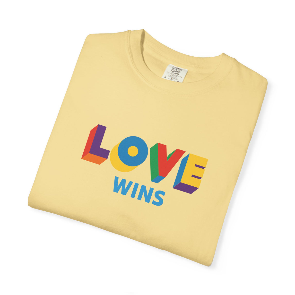 Love Wins Heavyweight Tee – Lived-In Feel, Loud Heart