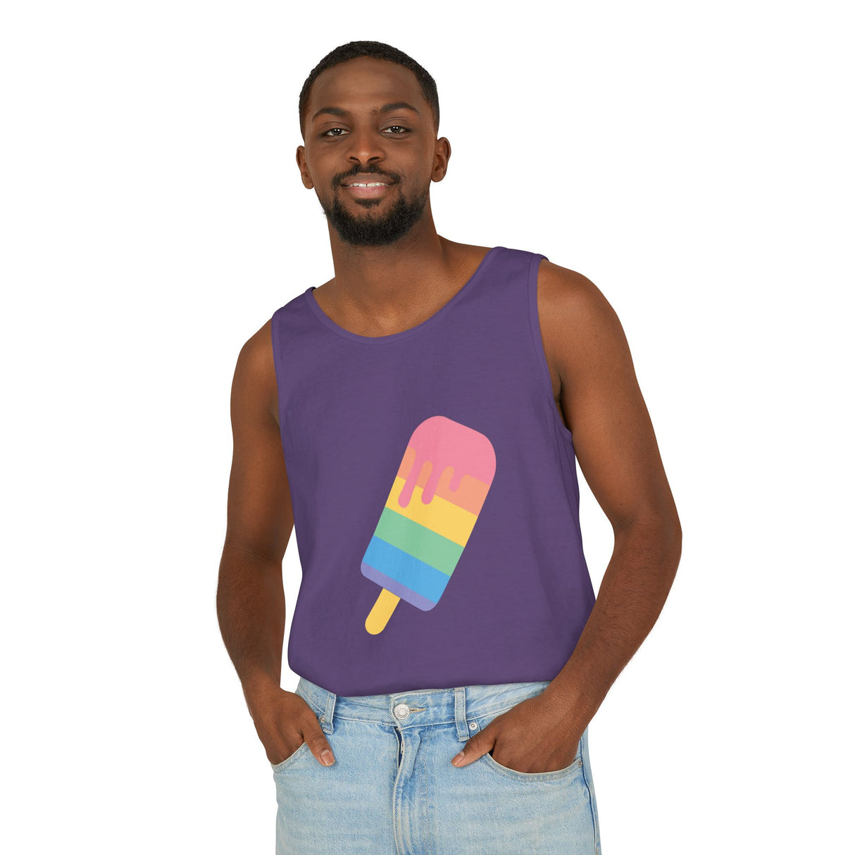 Melting Point Popsicle Unisex Tank Top - Summer Vibes