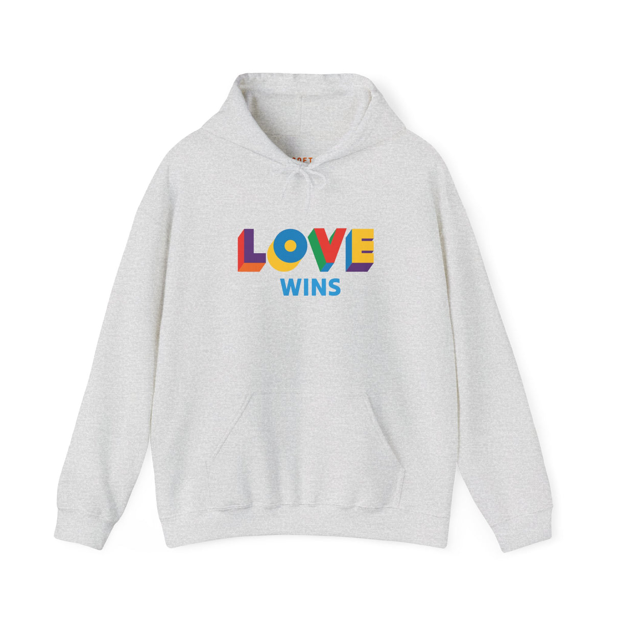 Love Wins Medium Weight Hoodie – Warm Layers, Brighter Days