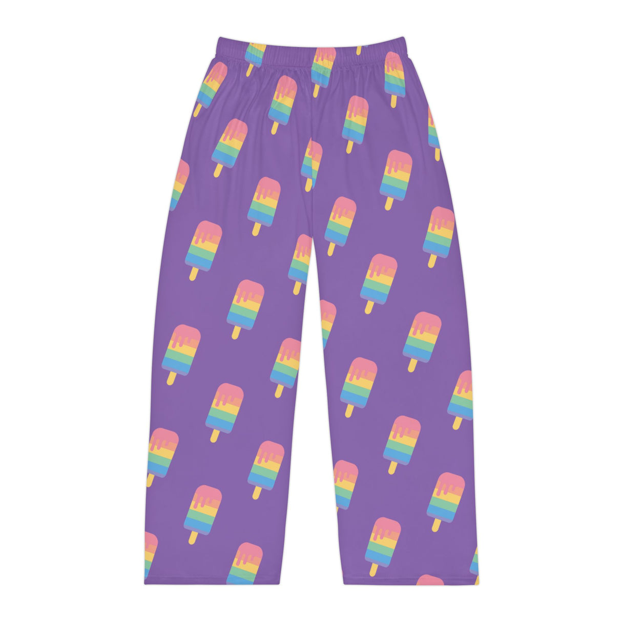 Purple Melting Point Men's Pajama Pants – Comfortable and Fun Loungewear for Summer Nights
