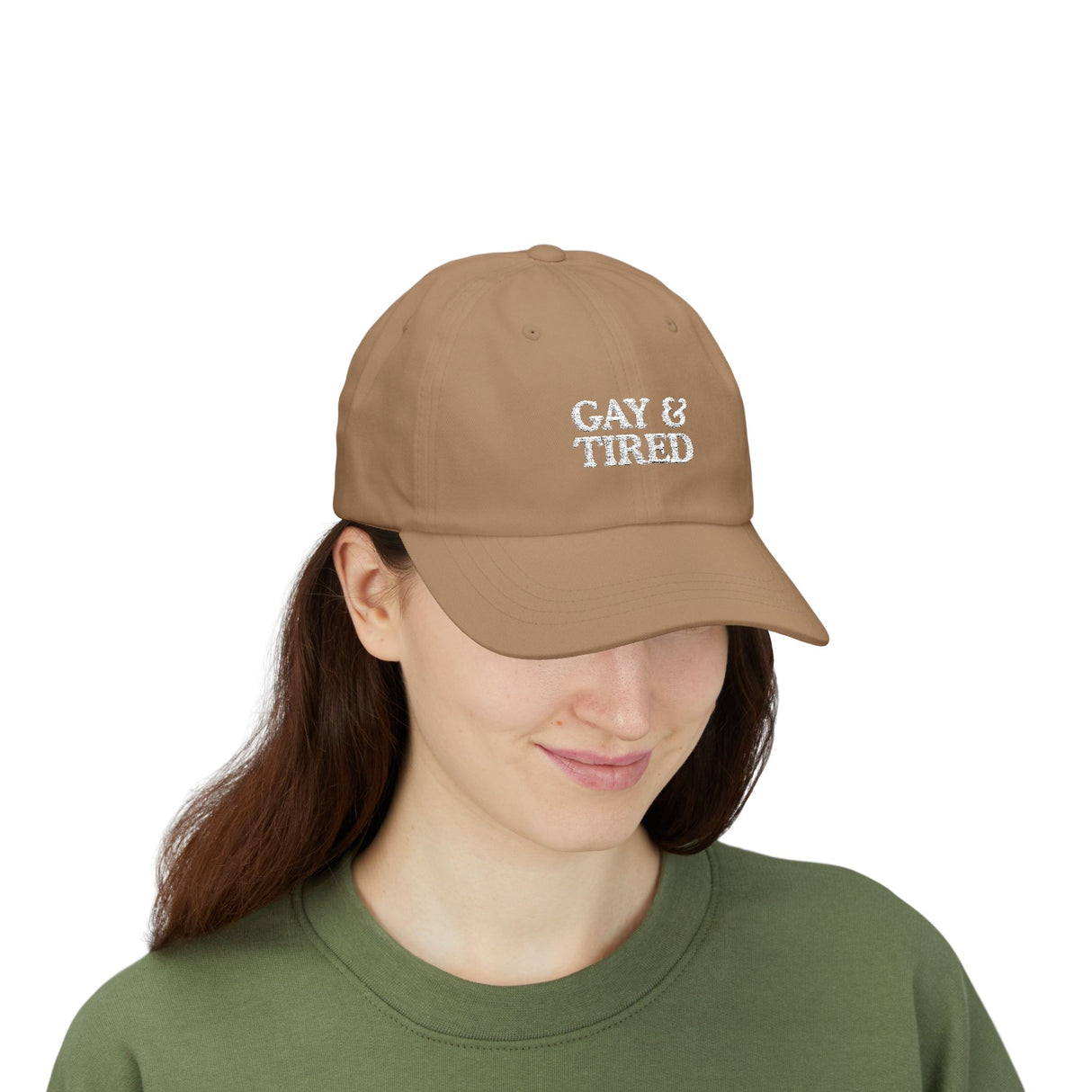 Gay & Tired Classic Dad Cap - Casual Adjustable Hat
