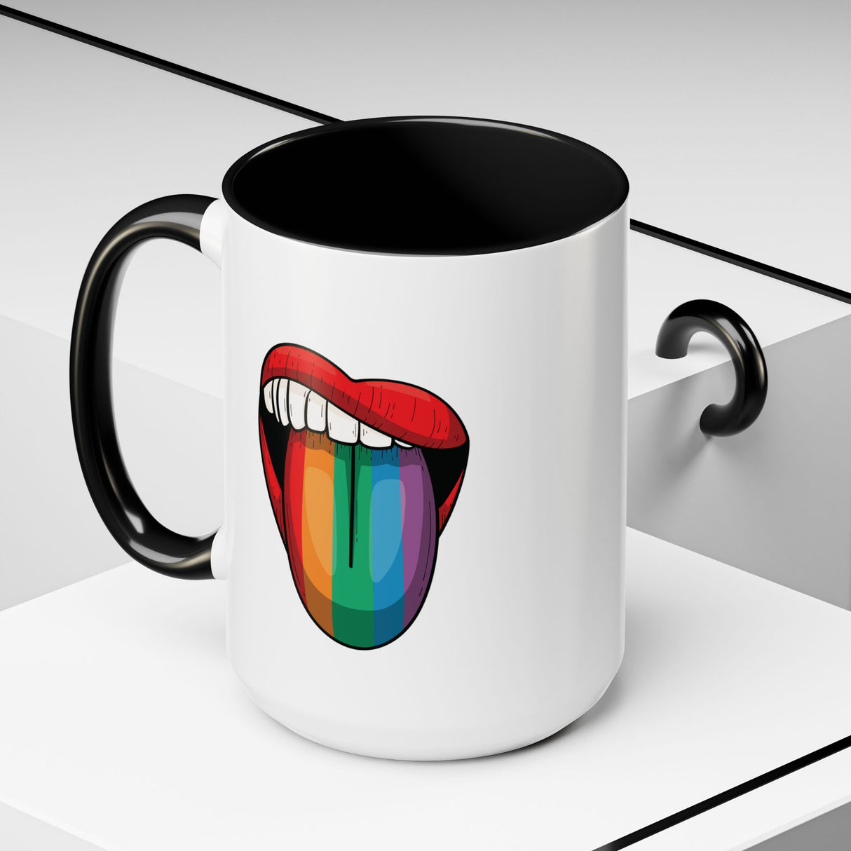 Rainbow Lick Coffee Mug - 11oz & 15oz Options