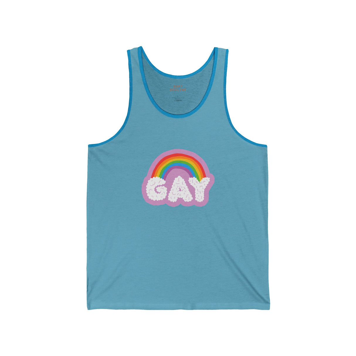 Gay Cloud Tank – Chill, Sunny, and Very Out