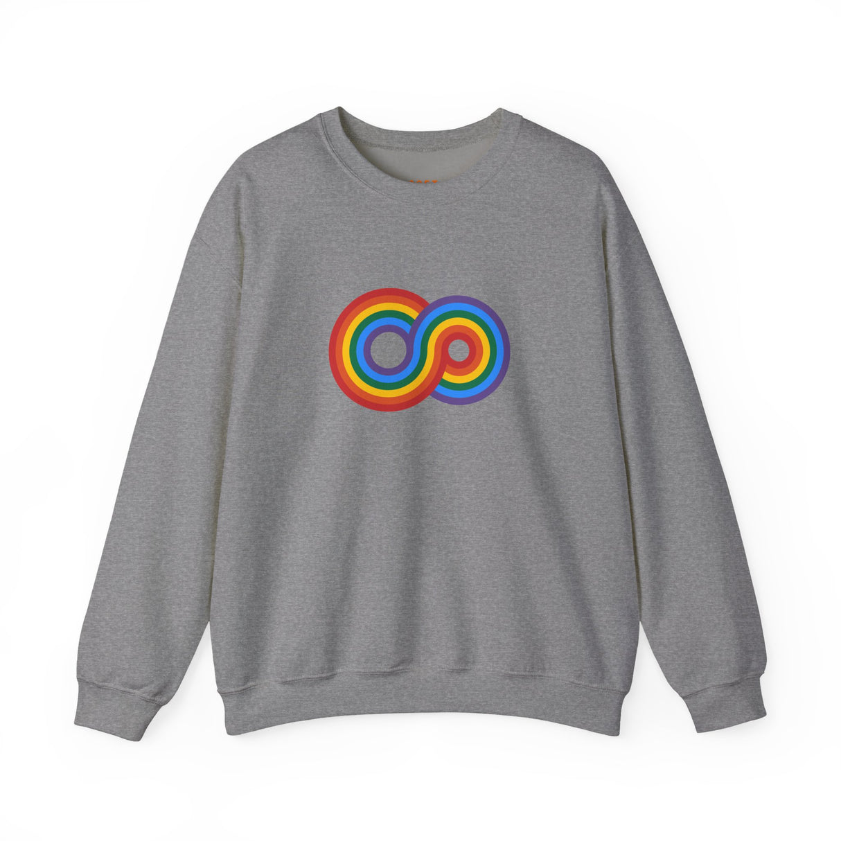 Gayfinity Rainbow Medium Weight Sweatshirt – Cozy Fit, Infinite Pride