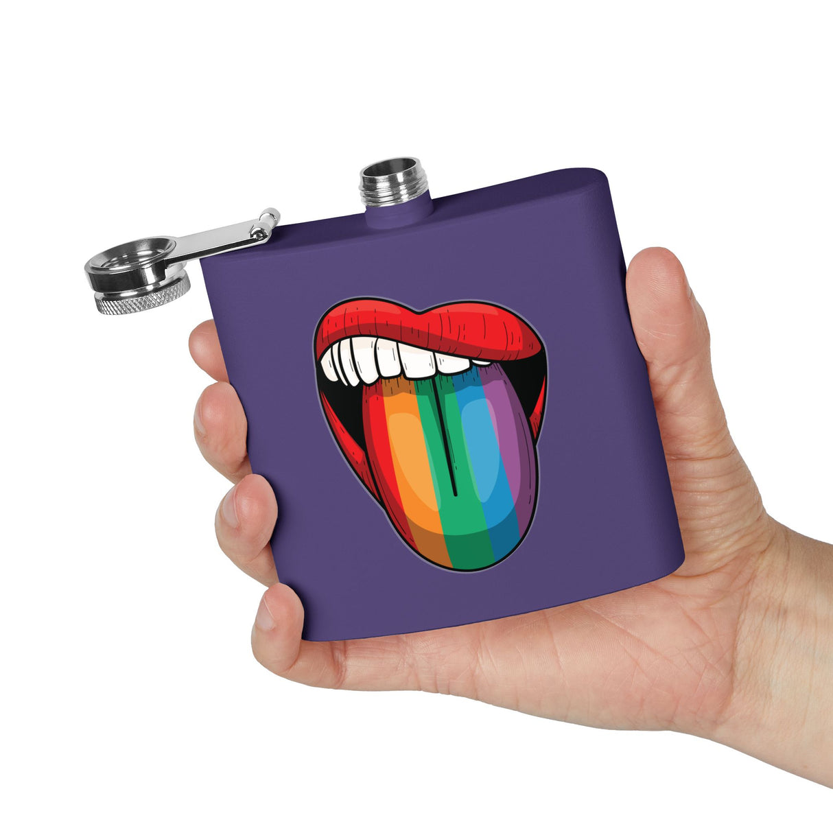Rainbow Lick Stainless Steel Flask
