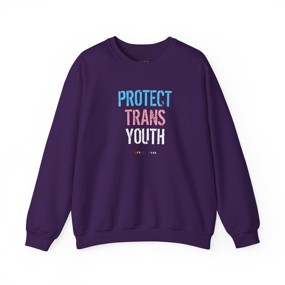 Protect Trans Youth 2025 Crewneck – Warm Layers, Urgent Truth