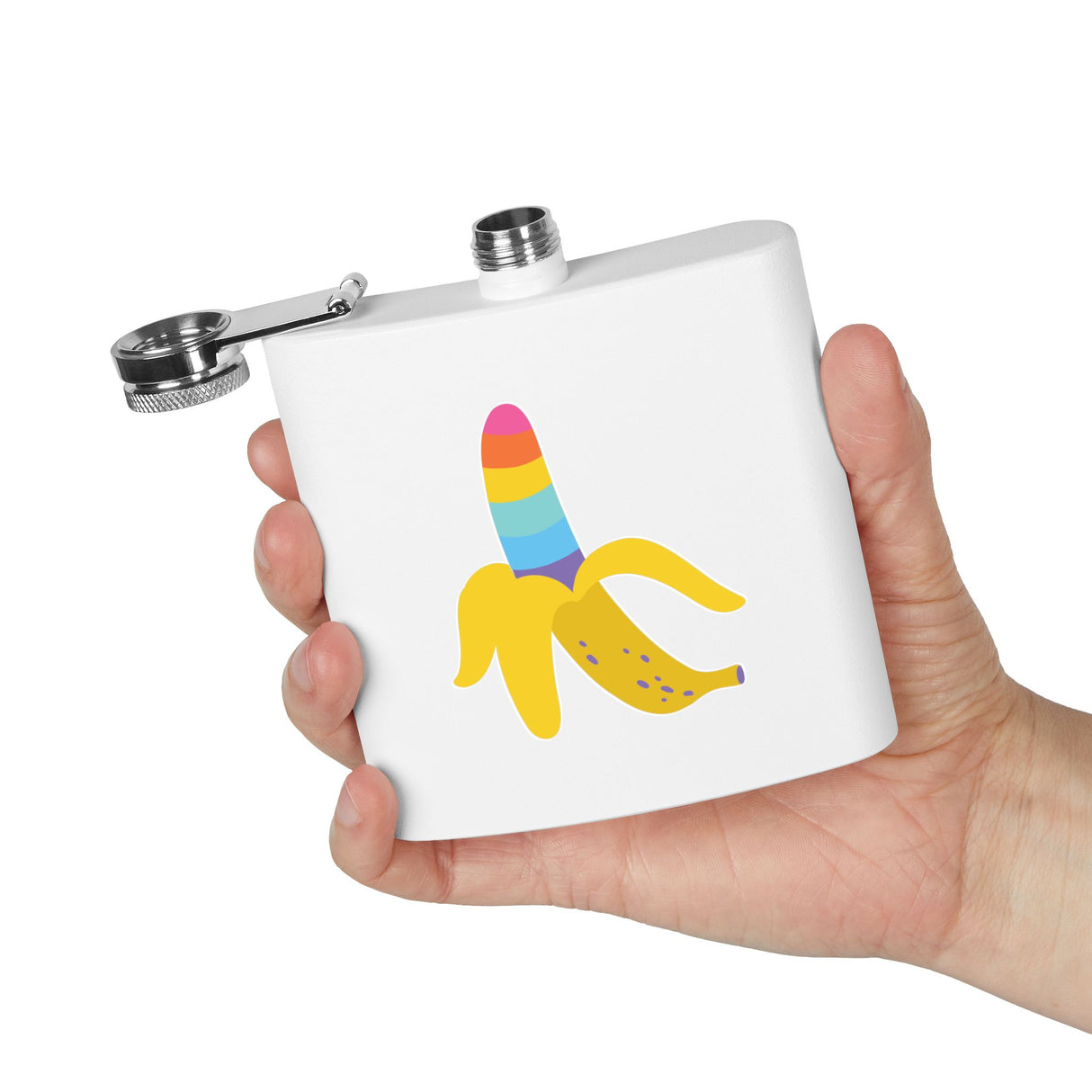 Banana Rainbow Stainless Steel Flask