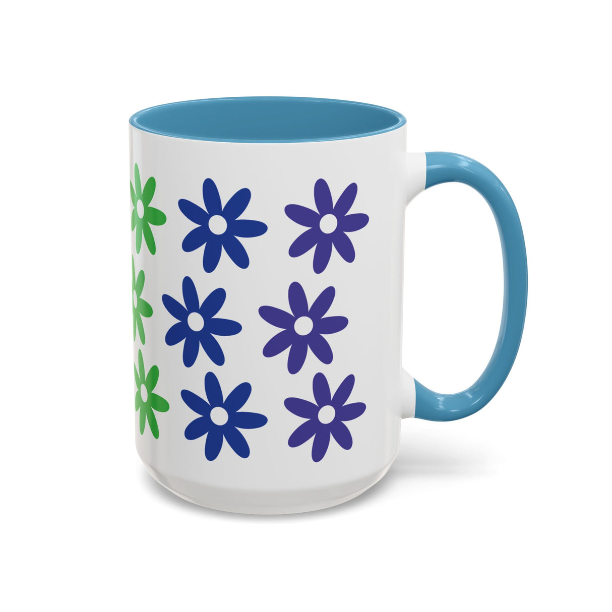 Rainbow Flowers Mug – Sip with Pride - 11oz & 15oz Options