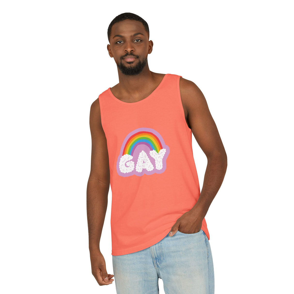 Gay Cloud Tank Top – Chill, Sunny, and Very Out