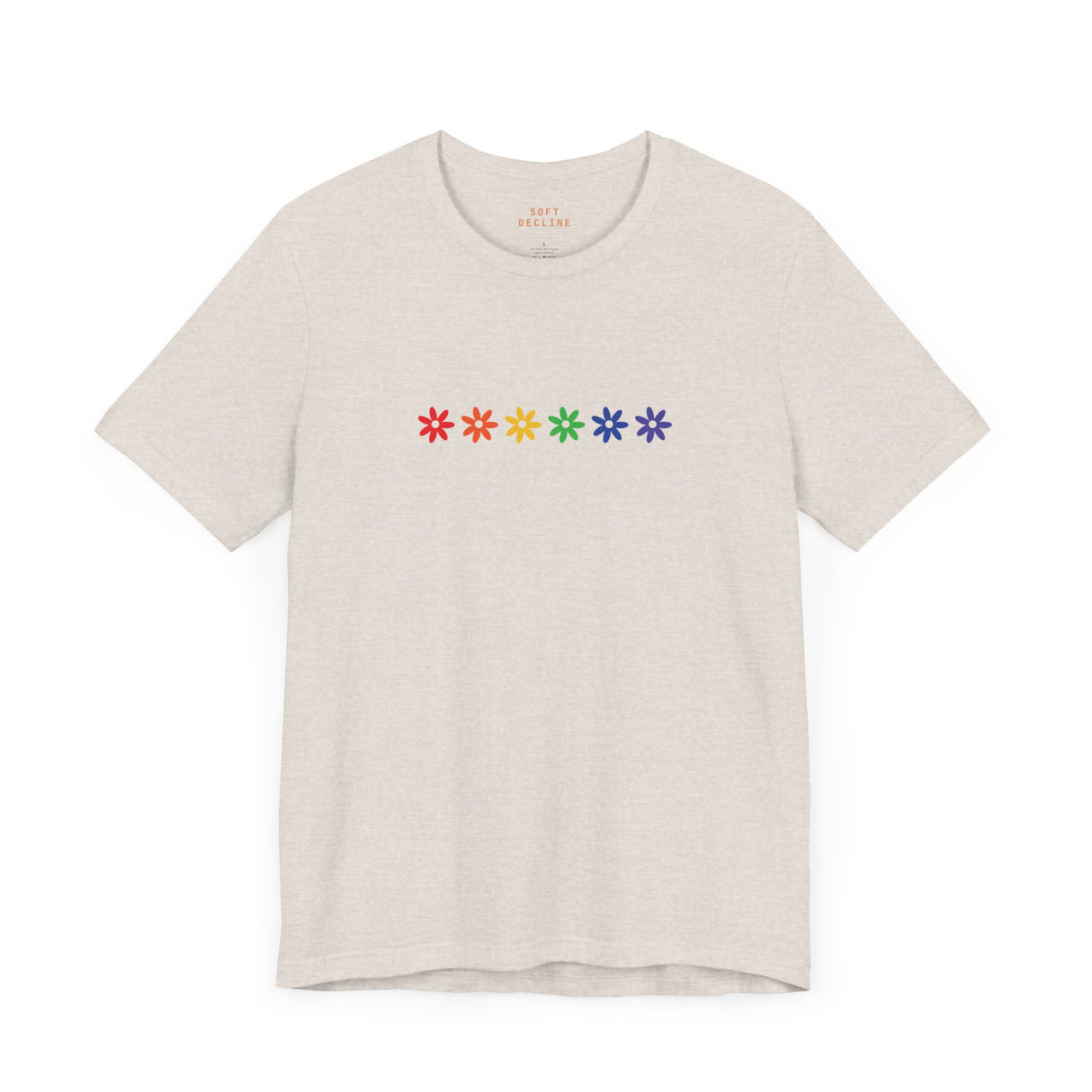 Rainbow Flowers Tee – Soft Threads, Strong Intentions
