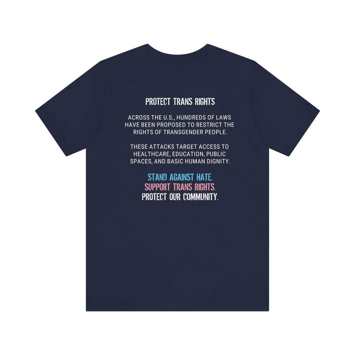 Protect Trans Rights 2025 Lightweight Tee – Soft Fabric, Hard Truth