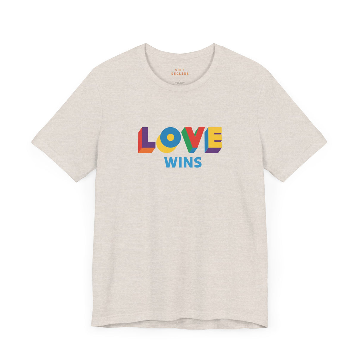 Love Wins Lightweight Tee – Soft Fit, Strong Message