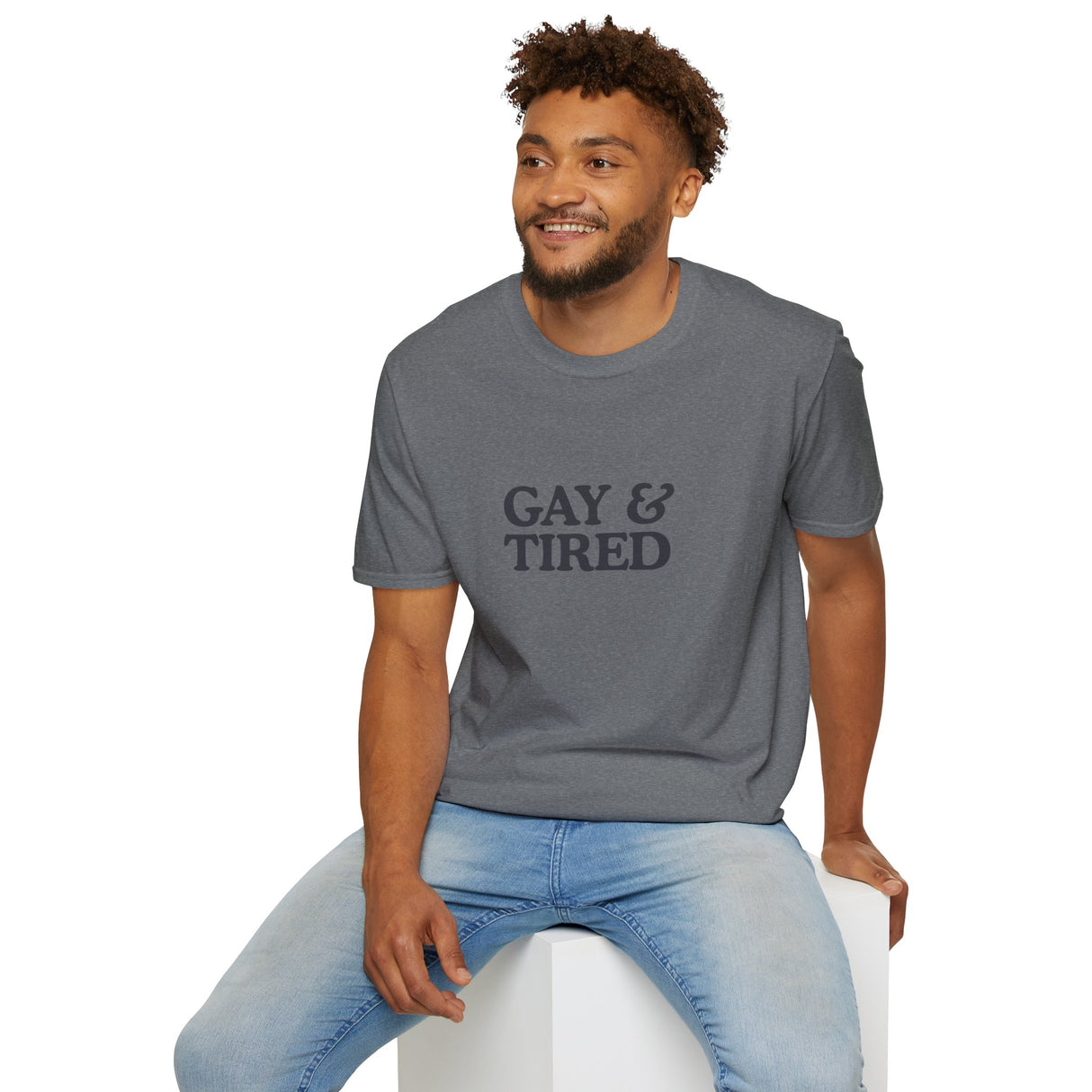 Gay & Tired Softstyle T-Shirt - Casual Comfort Tee for Everyday Wear