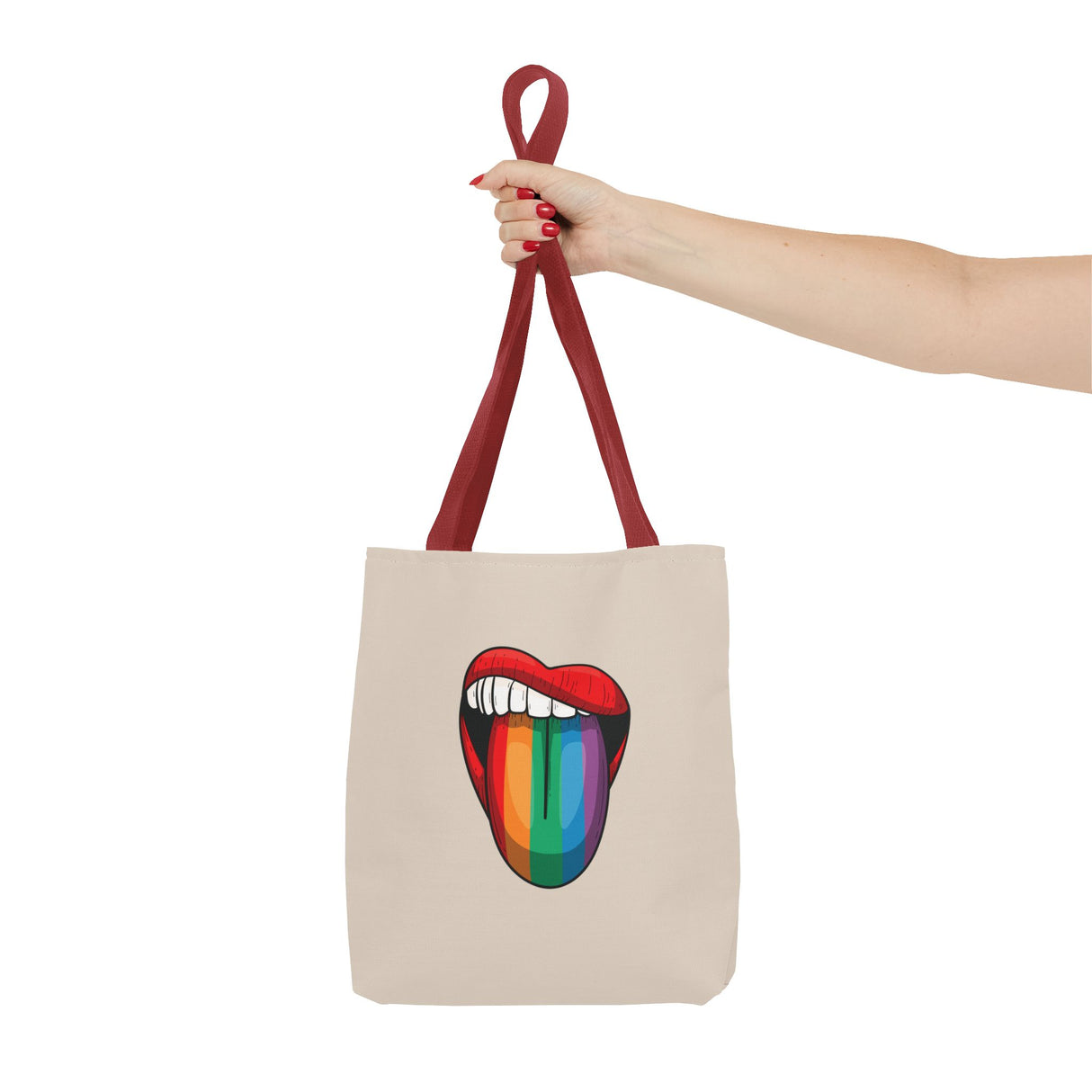 Rainbow Lick Icon Tote Bag
