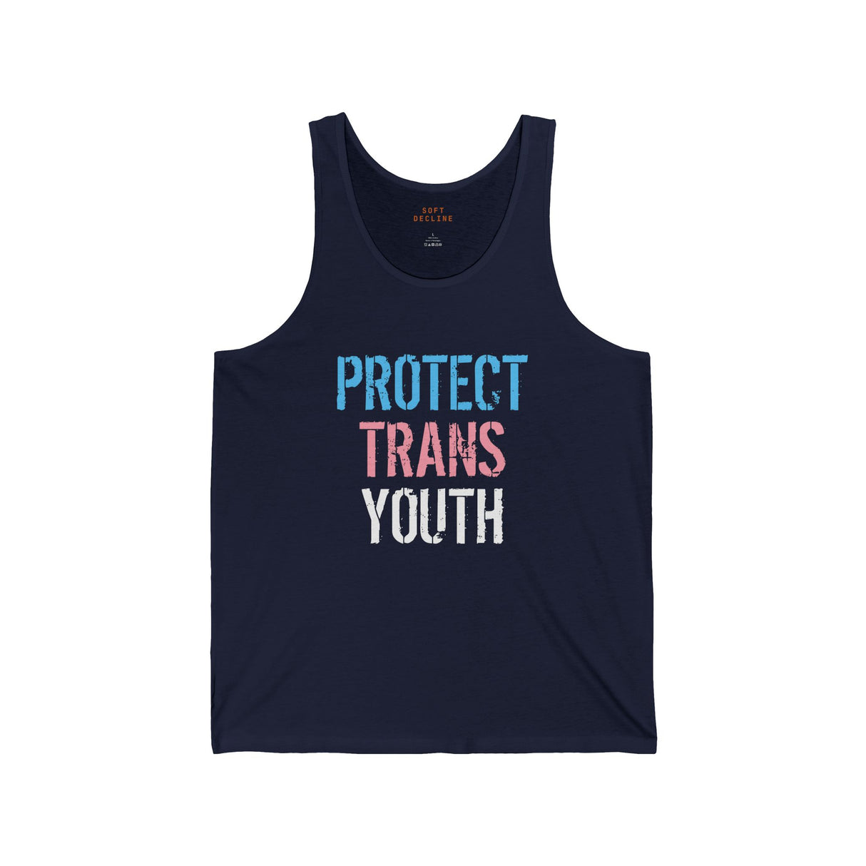 2025 Protect Trans Youth Lightweight Tank – Stay Cool, Stay Loud