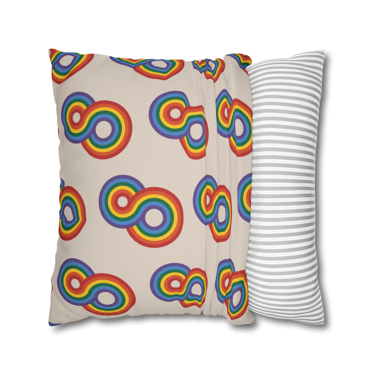 Gayfinity Rainbow Pillow Cover – Soft Touch, Infinite Vibes