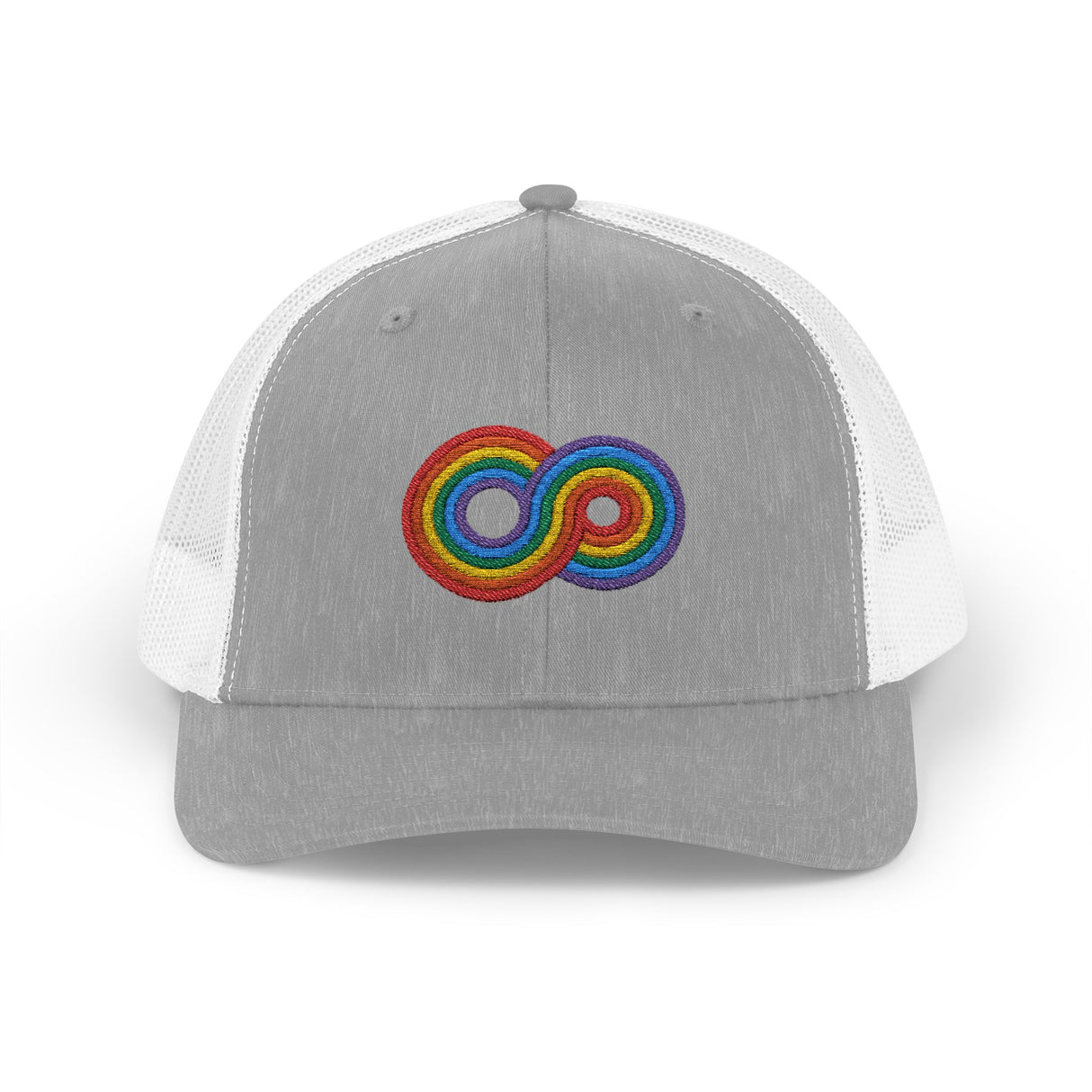 Gayfinity Rainbow Trucker Hat – Breezy Build, Boundless Pride