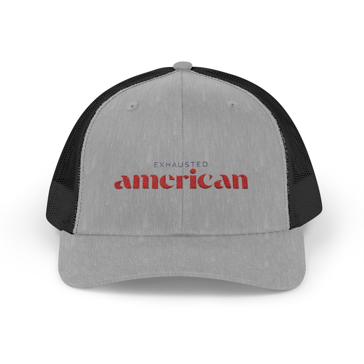Exhausted American Snapback Trucker Cap