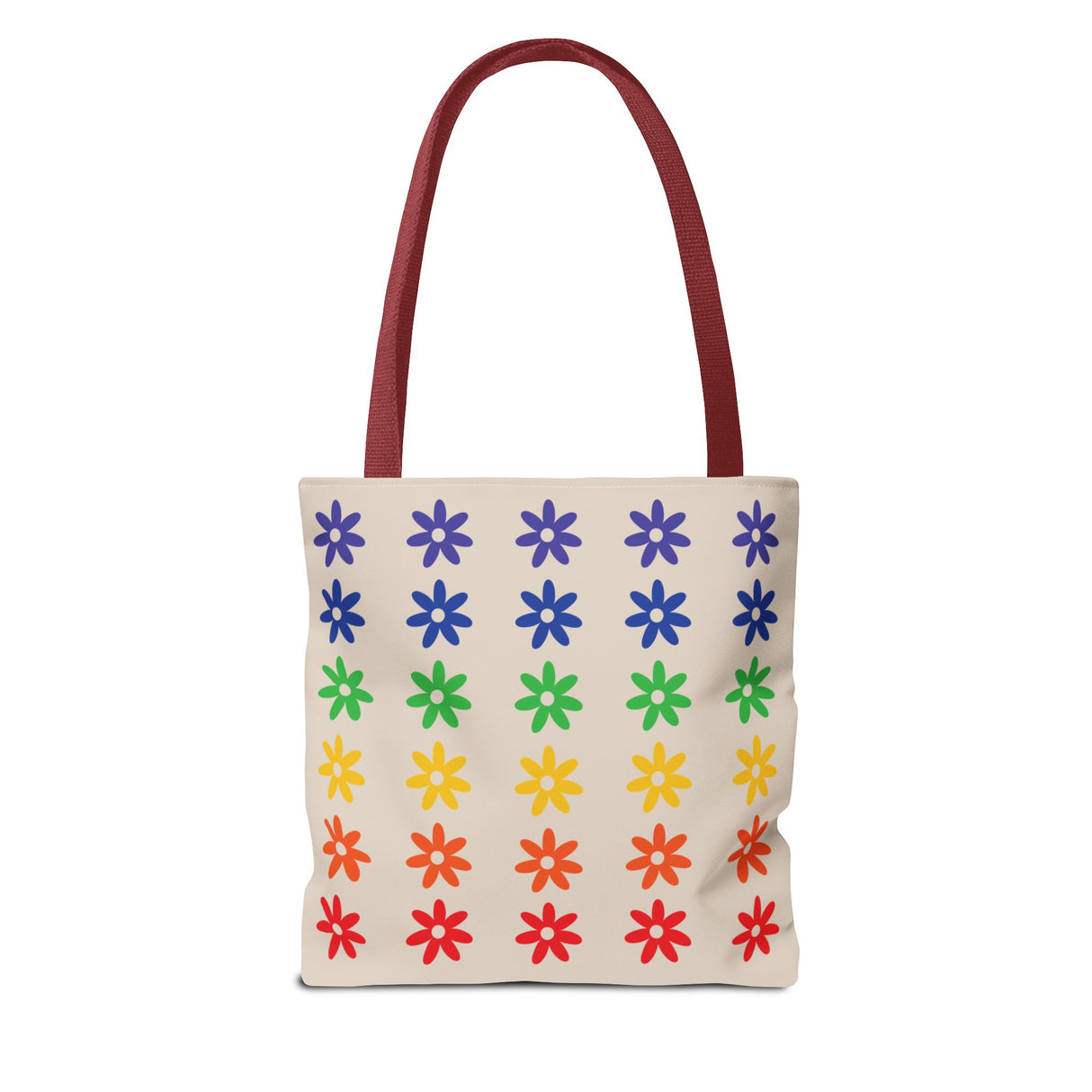 Rainbow Flowers Tote – Carry Softness, Radiate Power