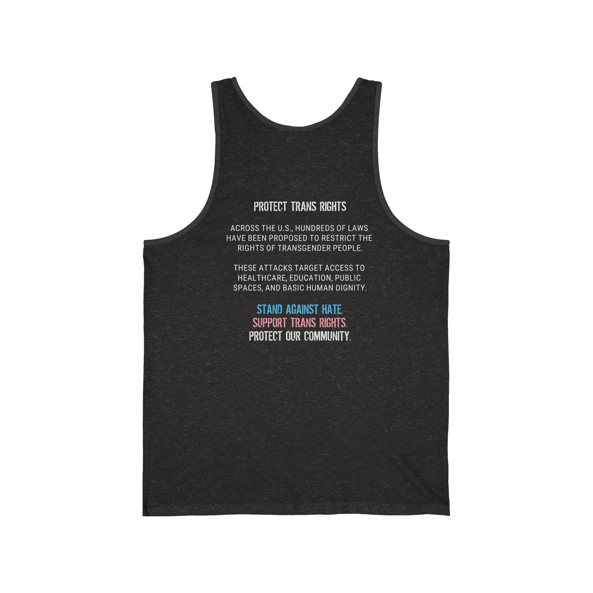 Protect Trans Rights 2025 Lightweight Tank – Bare Arms, Bold Stance