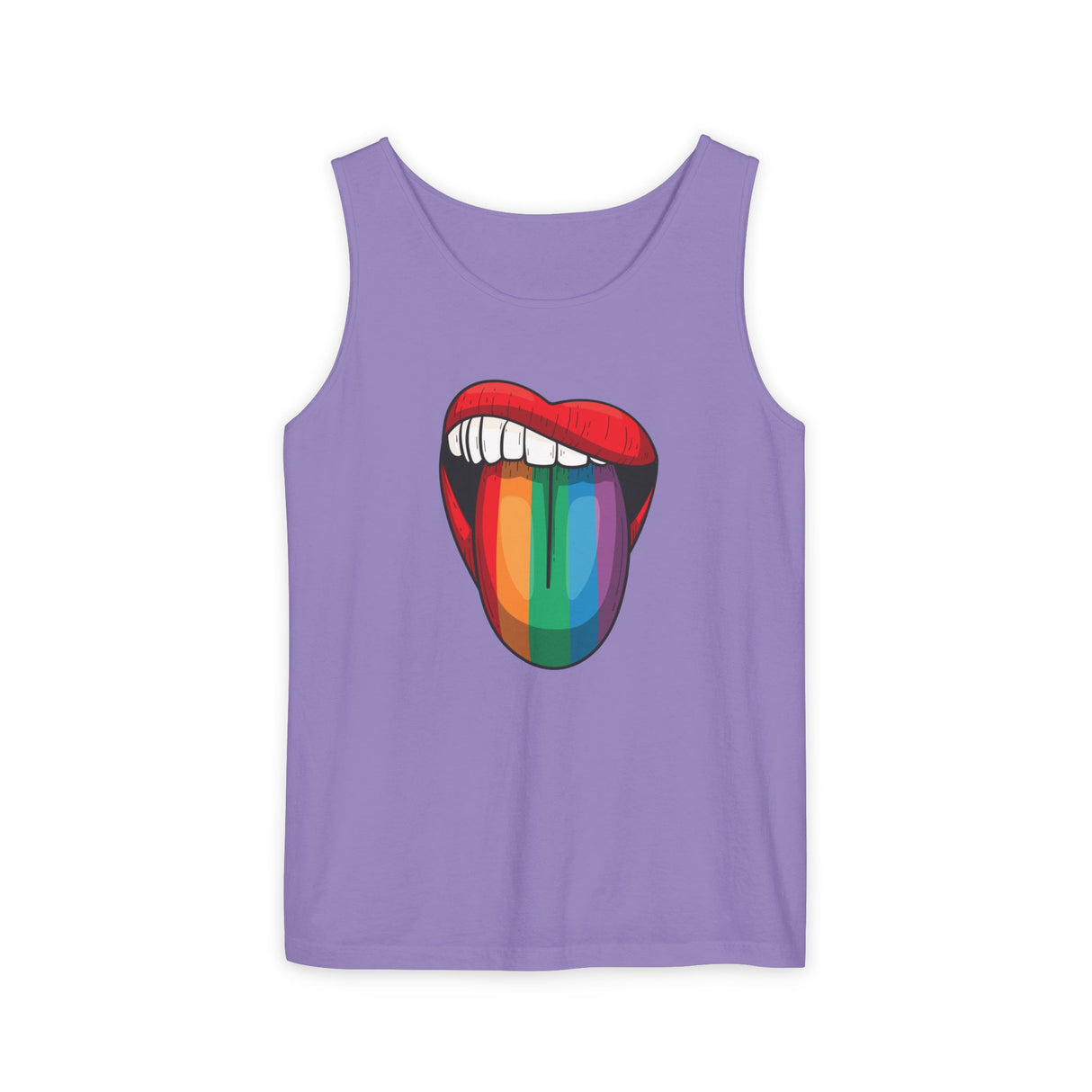 Rainbow Lick Tank Top Medium Weight