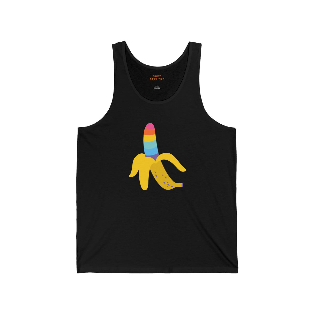 Rainbow Banana Lightweight Tank Top