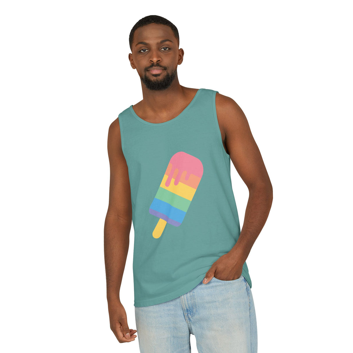 Melting Point Popsicle Unisex Tank Top - Summer Vibes