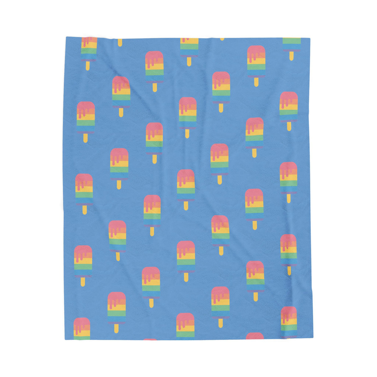 Melting Point Velveteen Plush Blanket - Cozy Summer Vibes