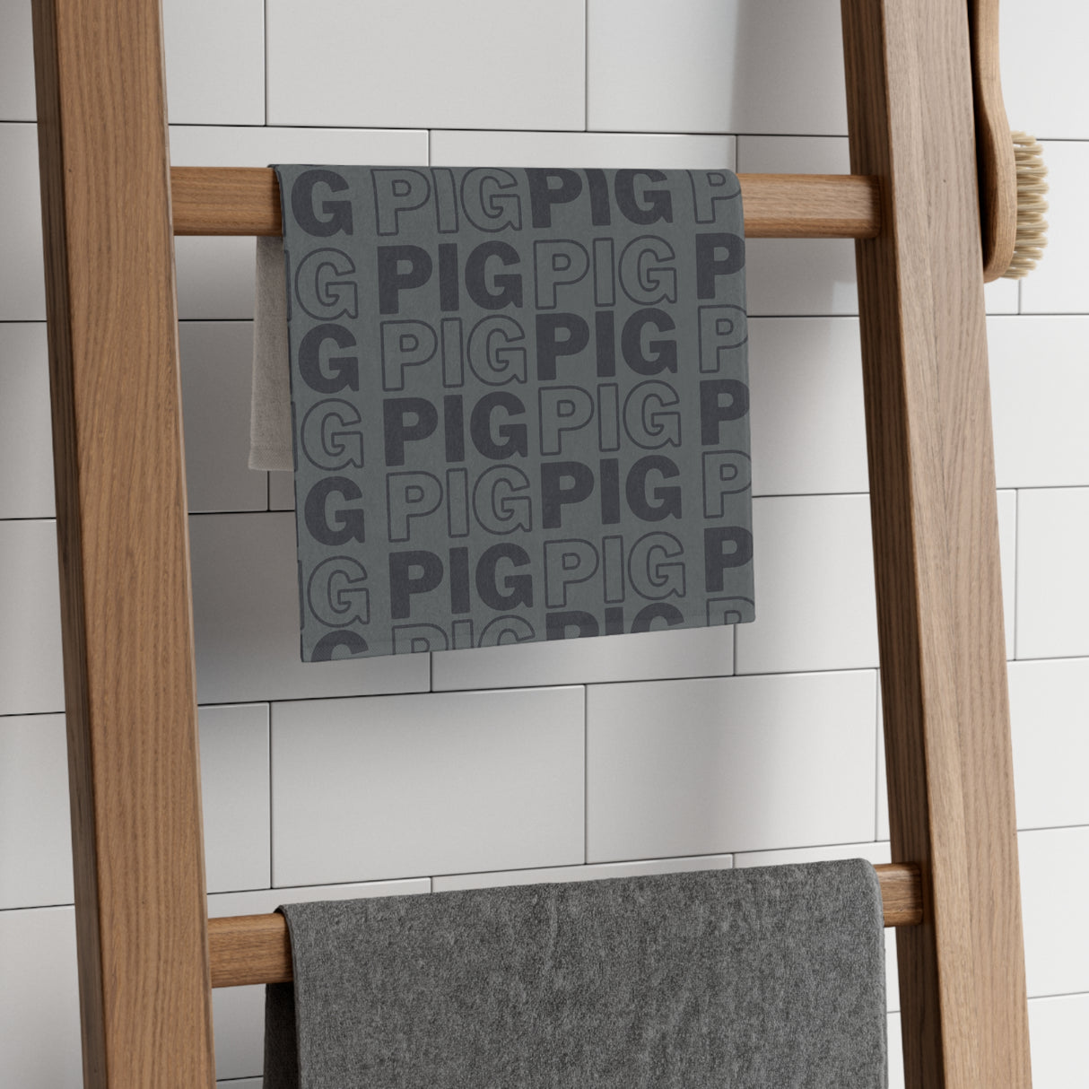 Pig Pattern Rally Towel - 11x18 Gym & Sports Towel