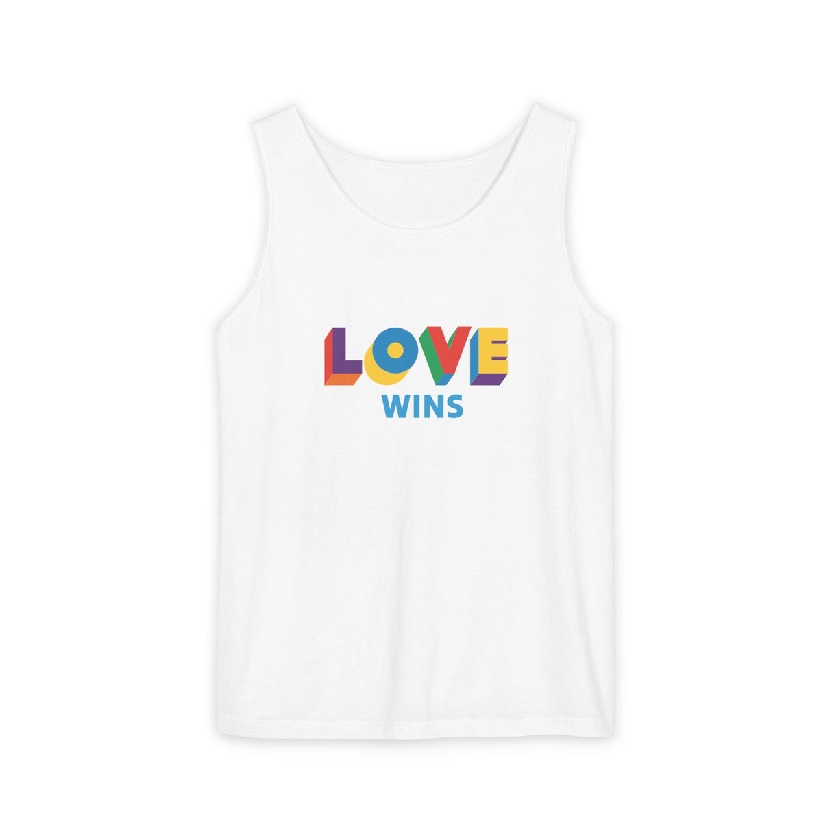 Love Wins Heavyweight Tank – Washed Soft, Worn Proud