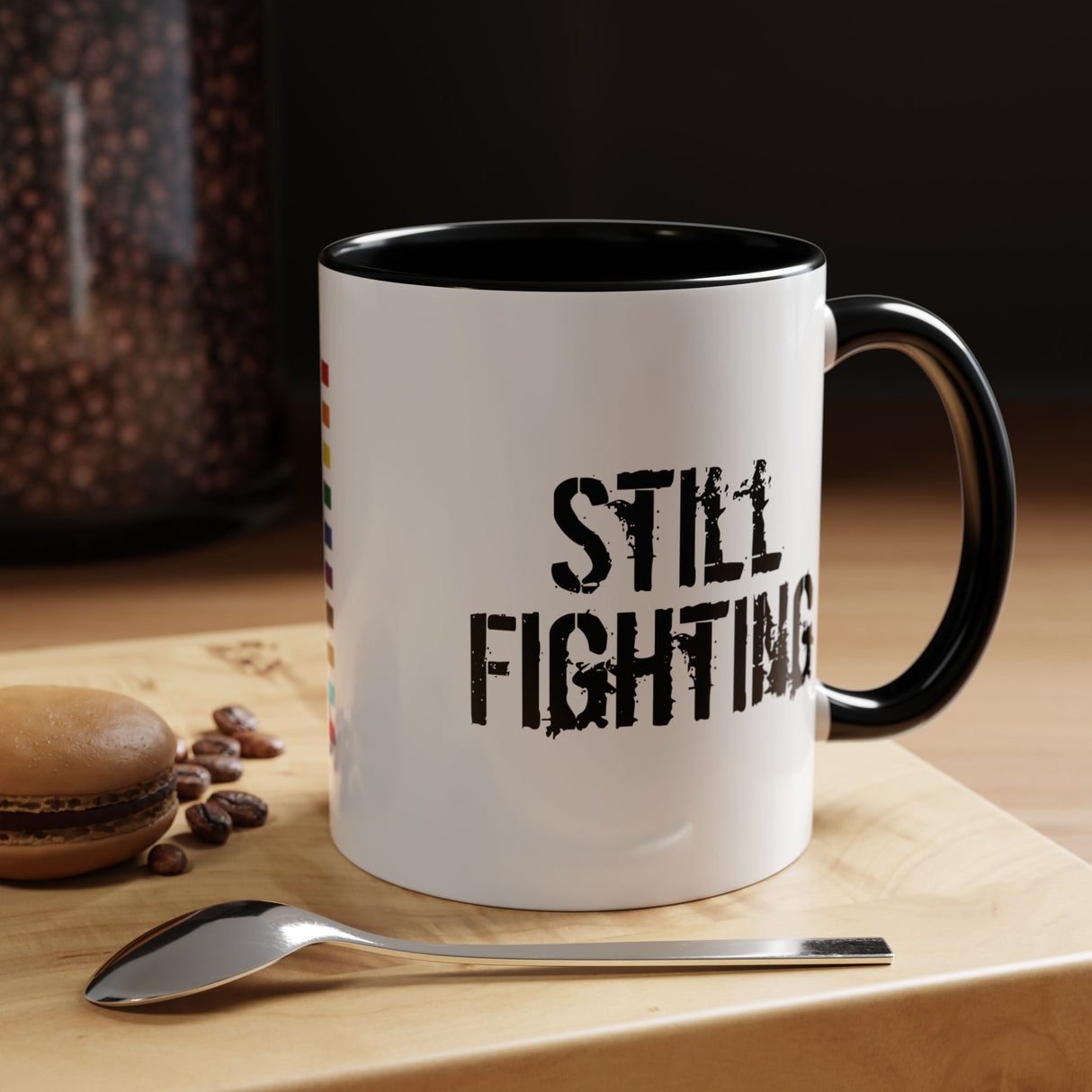 Still Fighting Accent Mug – Pride Isn’t Over