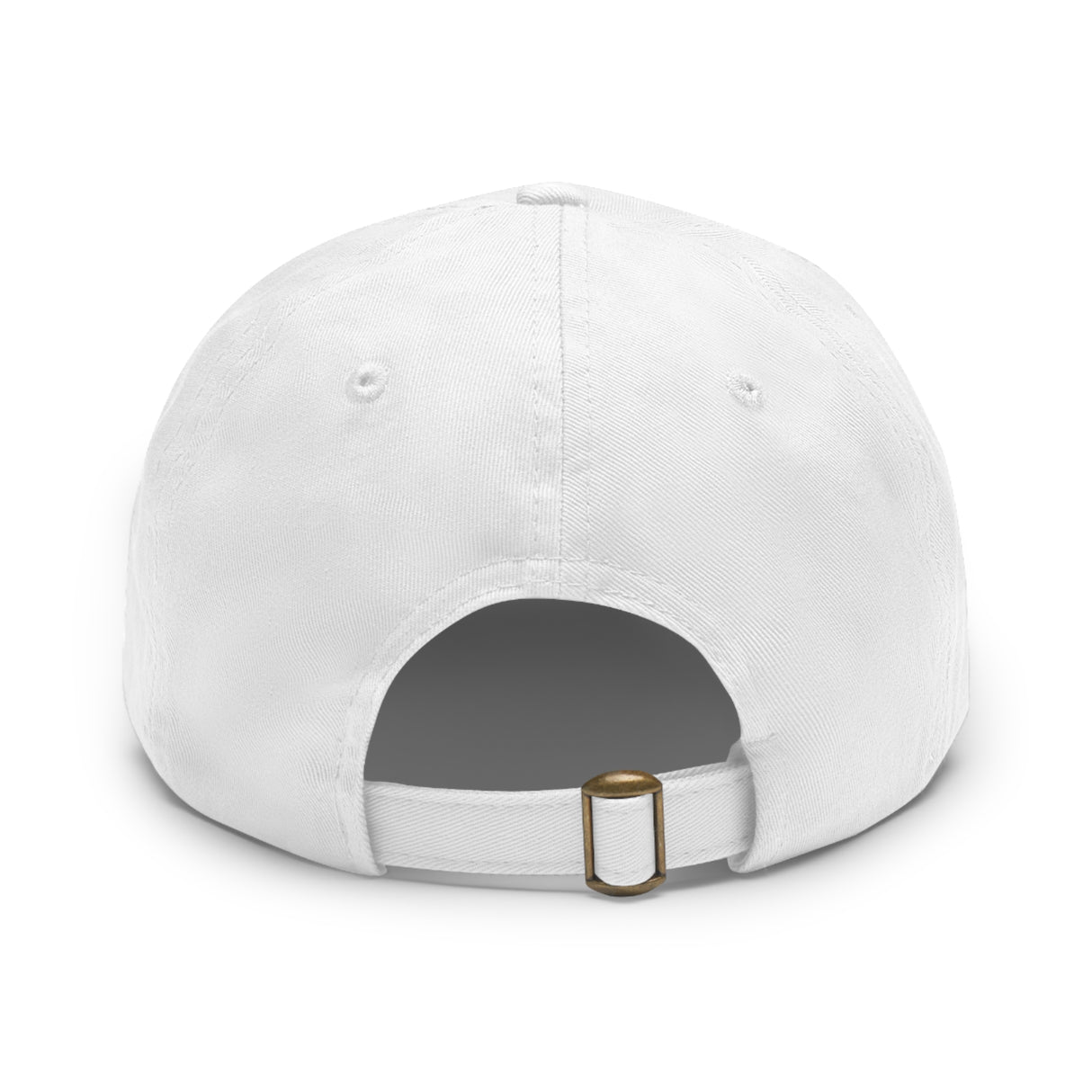 Close Enough to Breathe Dad Hat with Faux Leather Patch