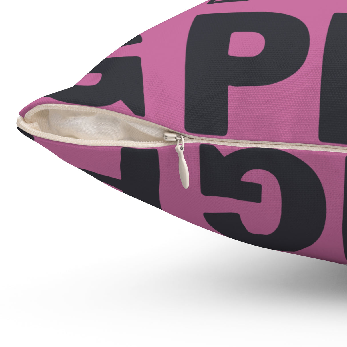 Pig Spun Polyester Square Pillow - Modern Decor for Stylish Spaces