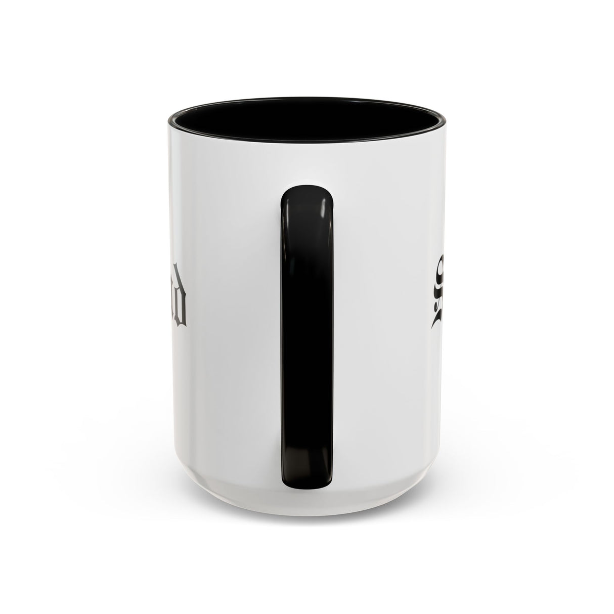 Stud Accent Coffee Mug - Black Handle, 11oz & 15oz Options