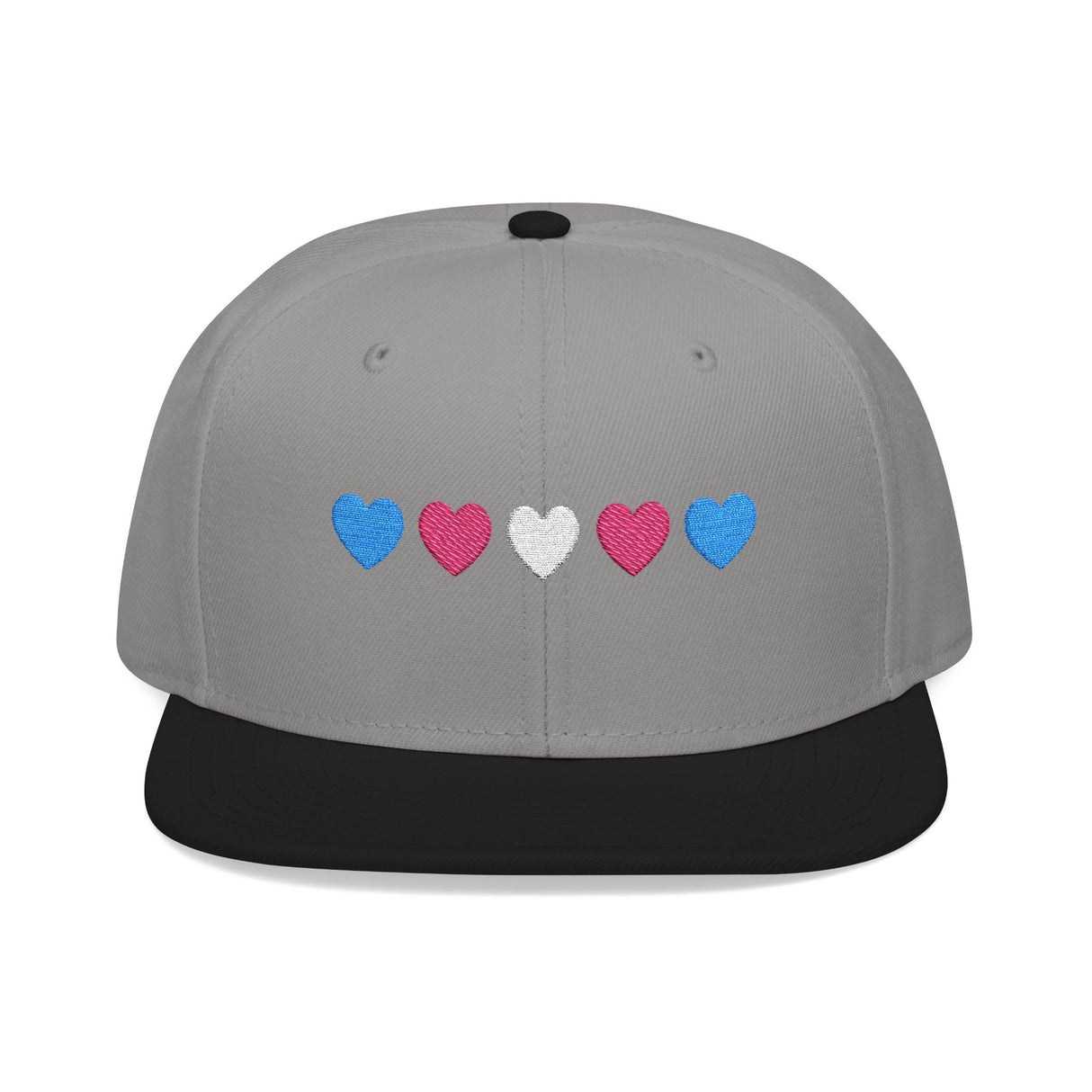 Trans Heart Snapback – Structured Fit, Unshakable Pride