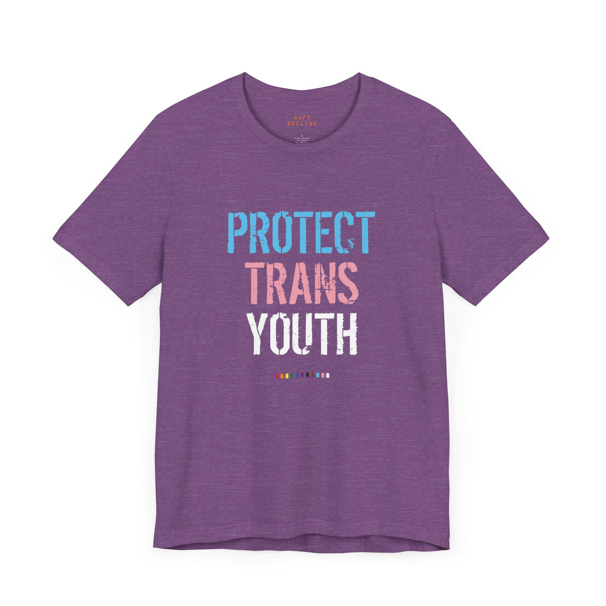 2025 Protect Trans Youth Lightweight Tee – Soft Fit, Urgent Message