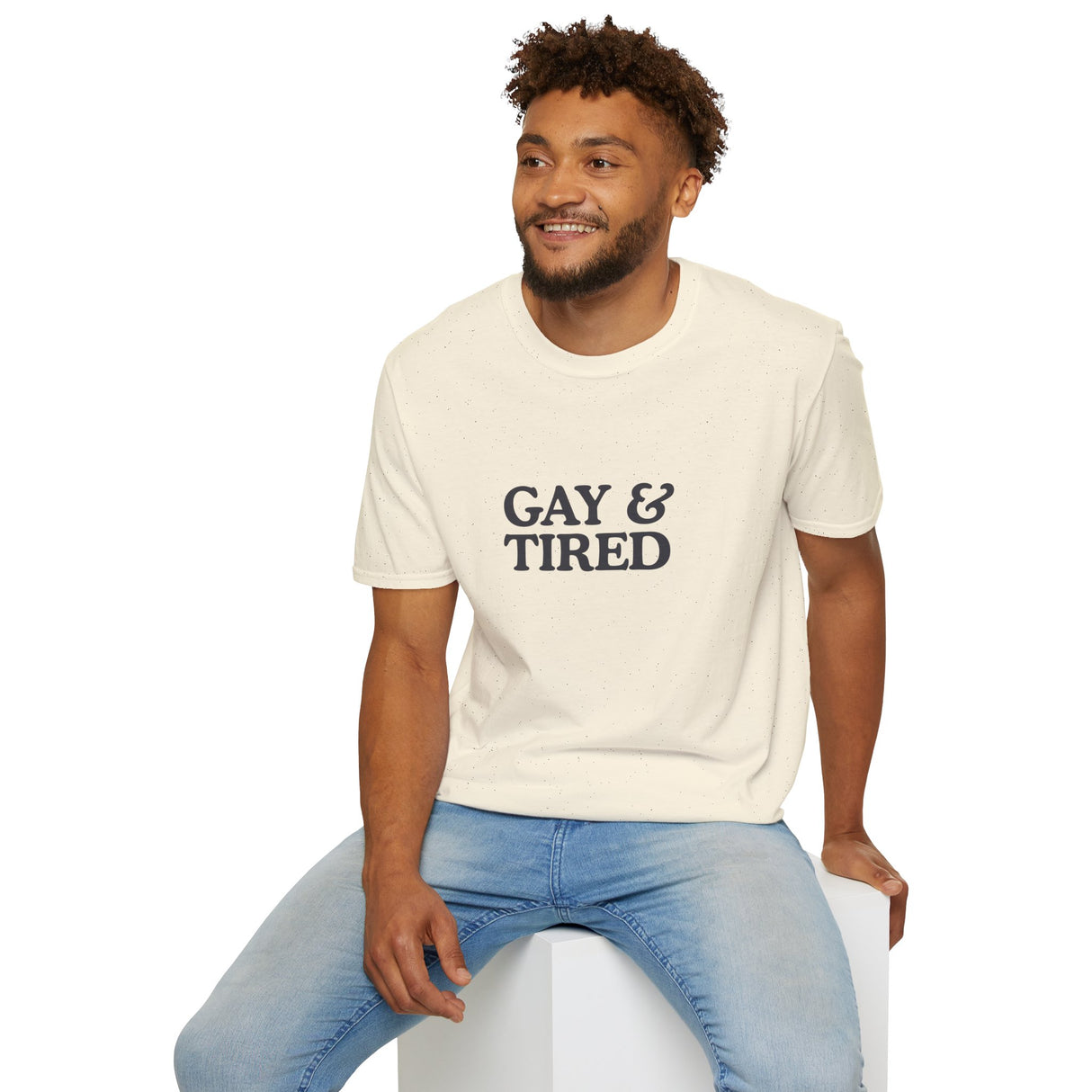 Gay & Tired Softstyle T-Shirt - Casual Comfort Tee for Everyday Wear