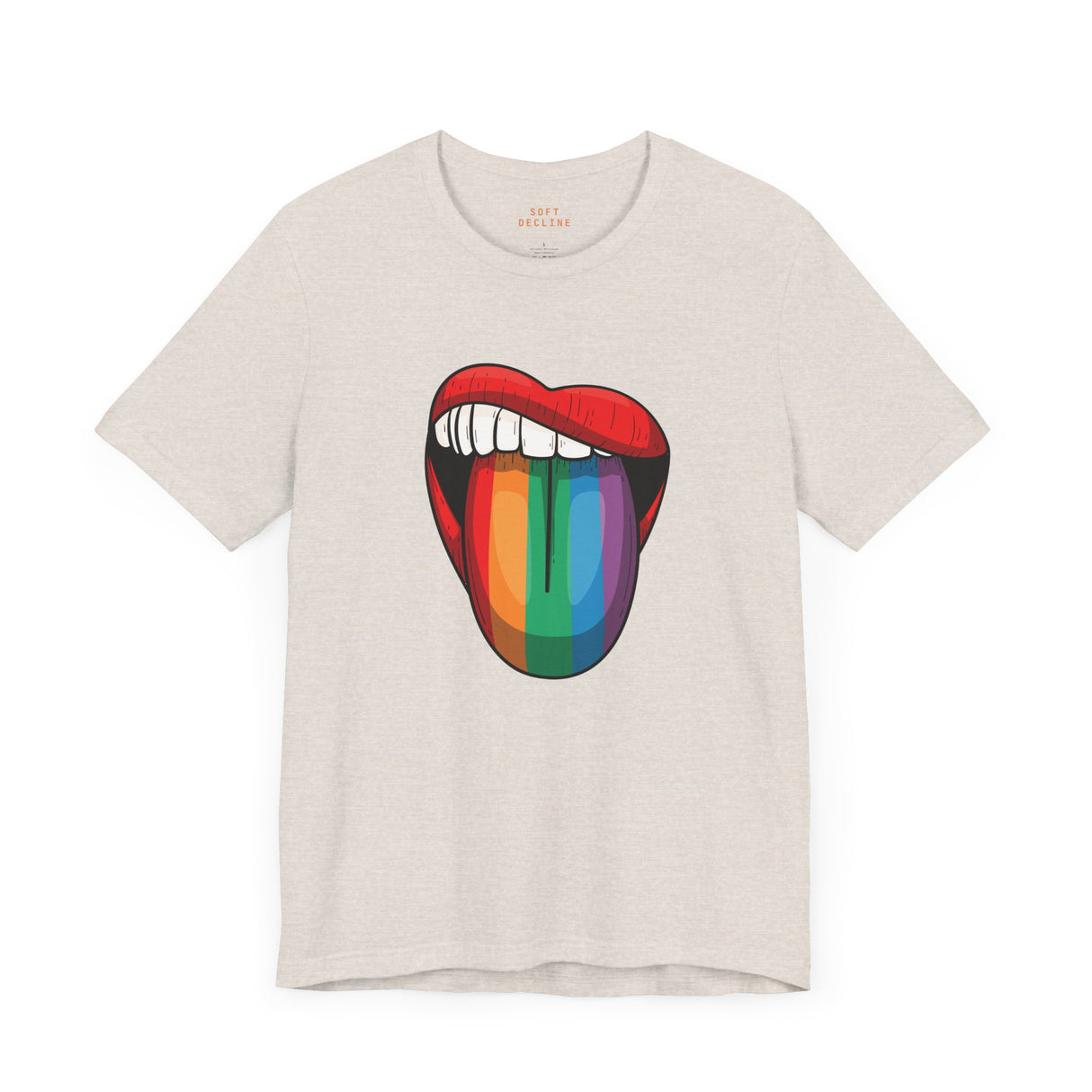 Rainbow Lick Icon Jersey Tee