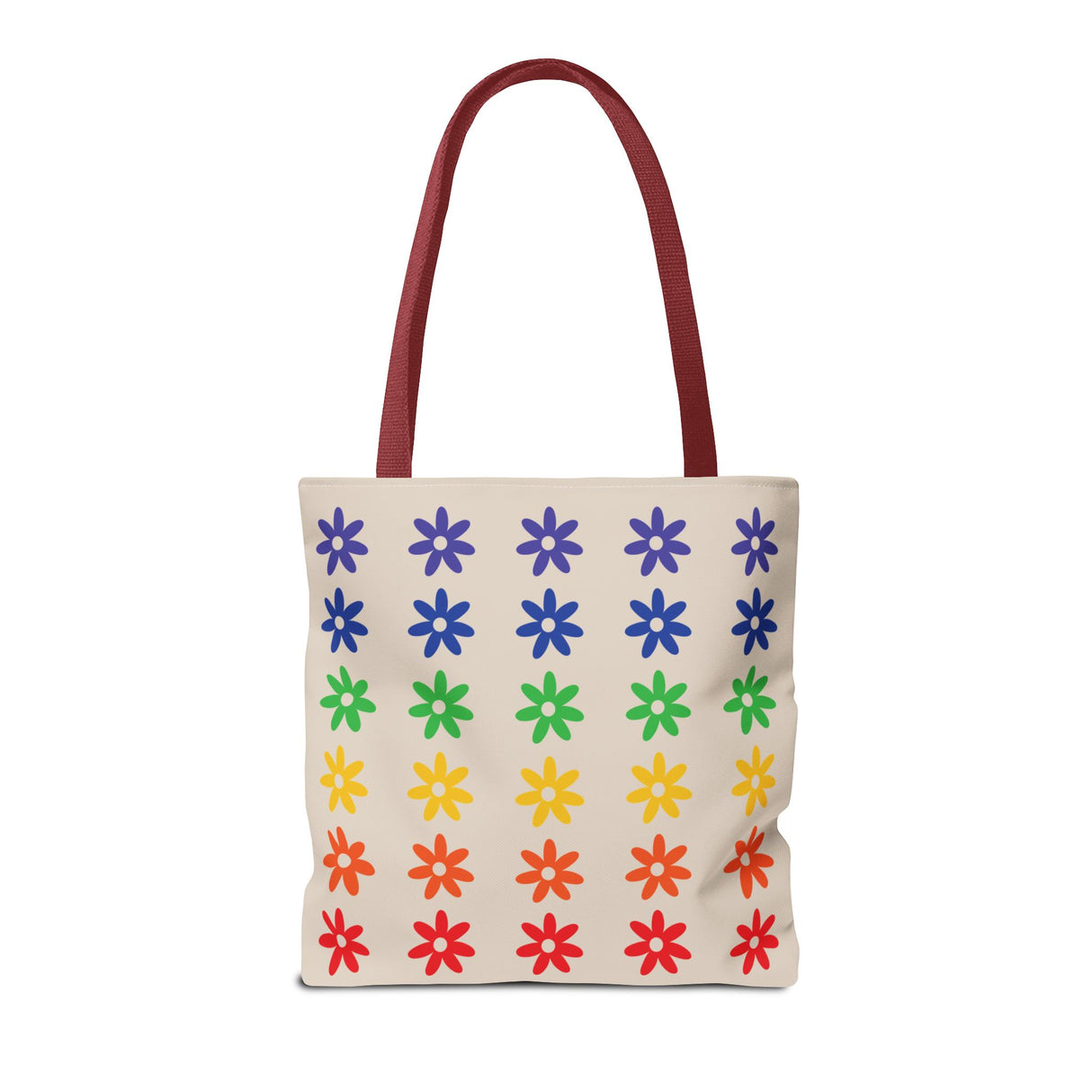 Rainbow Flowers Tote – Carry Softness, Radiate Power