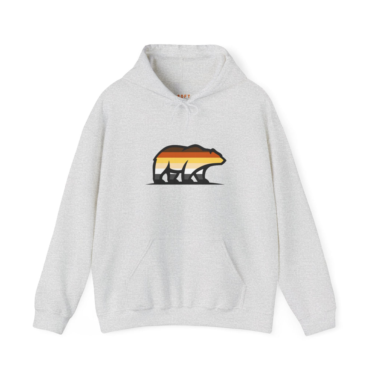 Bear Icon Hoodie - Cozy Pullover Sweatshirt