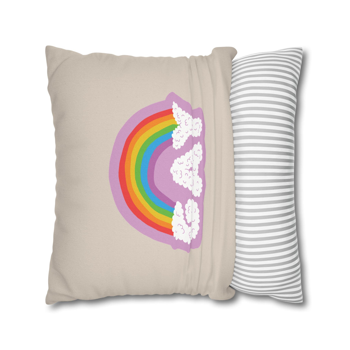 Gay Cloud Pillow Cover – Soft, Sweet, and Proud as Hell