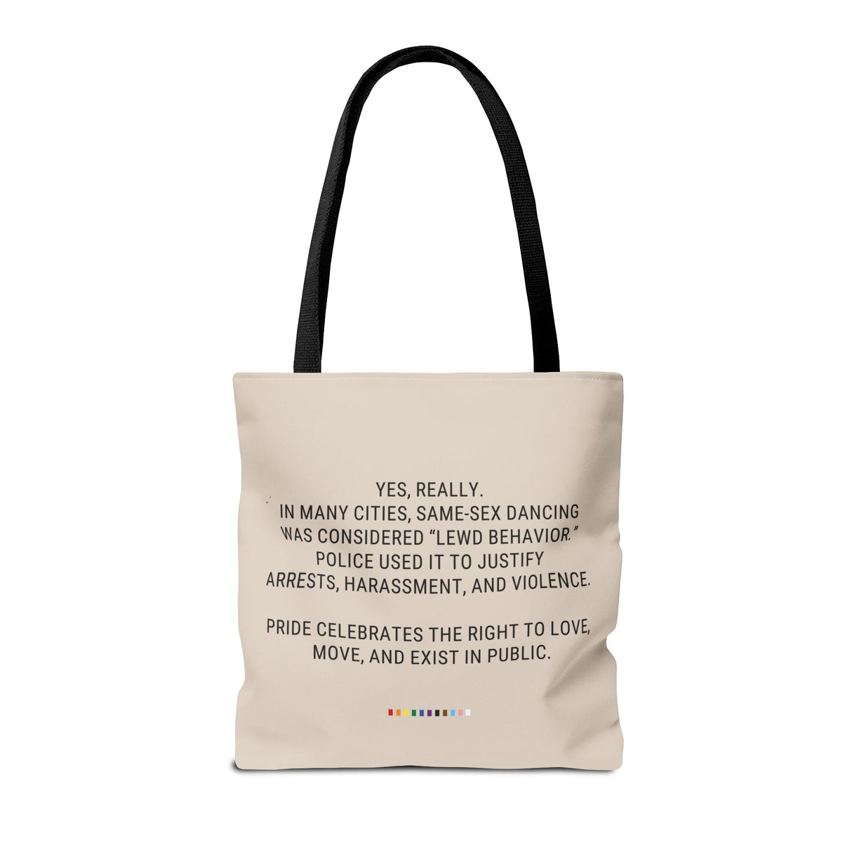 Arrested for Dancing Tote Bag – Joy Was a Crime