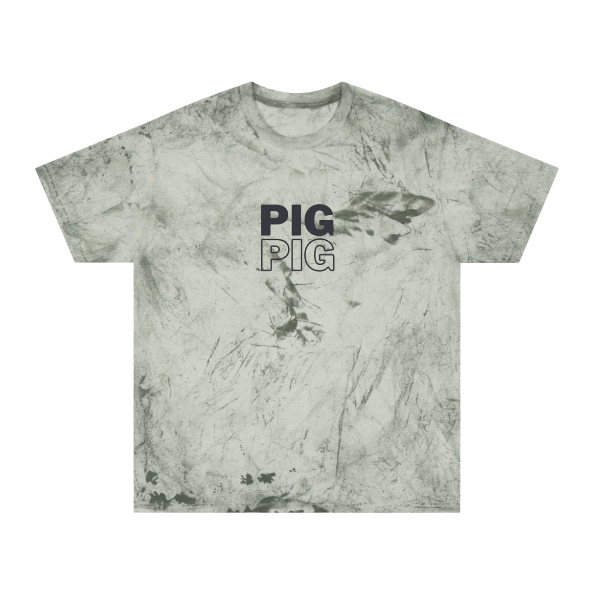 Pig Pattern Color Blast T-Shirt - Vibrant Pig Print Tees for Fun-Loving Individuals